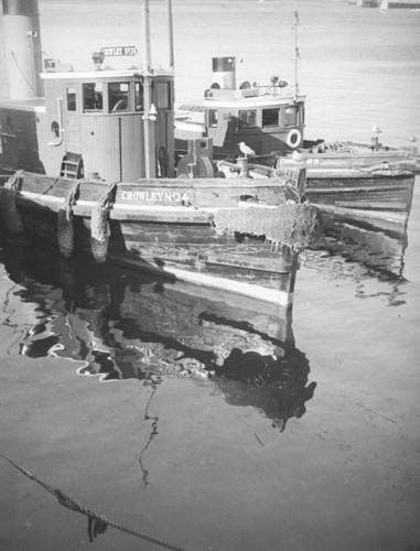 Crowley Red Stack tugs at the harbor