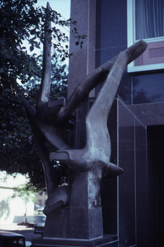 Sculpture outside Wilshire Boulevard offices