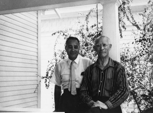 Men on a porch