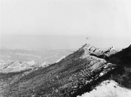 View from Heron Peak after fire