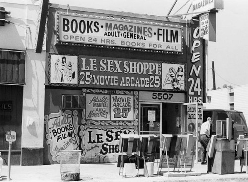 "Le Sex Shoppe" on Hollywood Boulevard