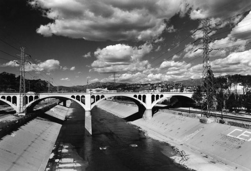 Los Angeles River, past Elysian Park