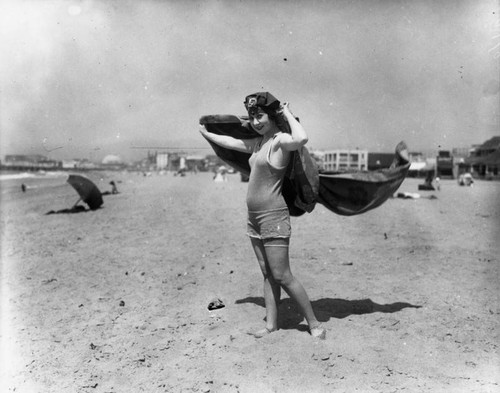 Rita Bell at the beach