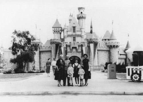 Family at Disneyland