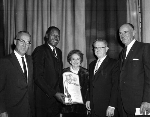 James H. Bonhill receives Resolution from the City of Los Angeles