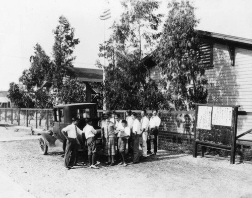 Japanese students in San Pedro