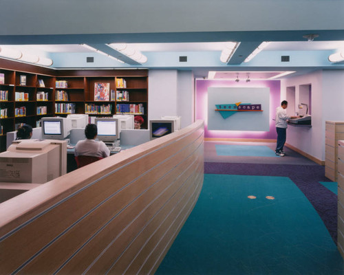 Teen'Scape Department "Study Lounge", Los Angeles Public Library