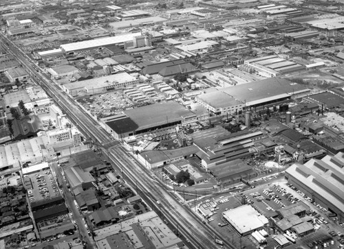 Pioneer Flintkote Plant, Vernon, looking northeast