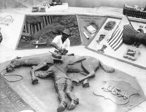 Long Beach sand sculptures