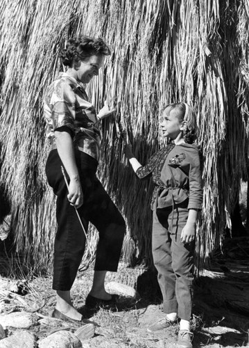 Reseda family spends morning in scenic Palm Canyon