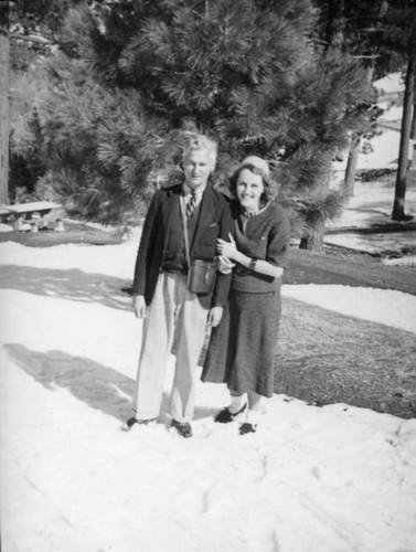 Herman and Ethel Schultheis at Big Pines Recreation Camp