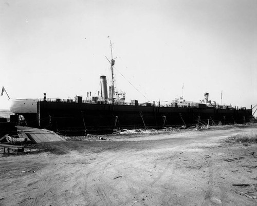 Dry docked for repairs