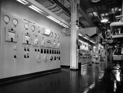 View of control boards