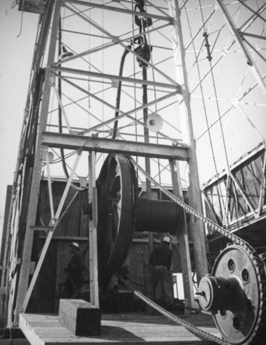 Drawworks, Montebello oil field