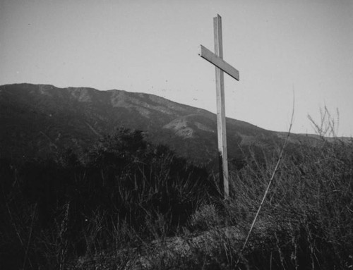 Large cross on Glendora mountain