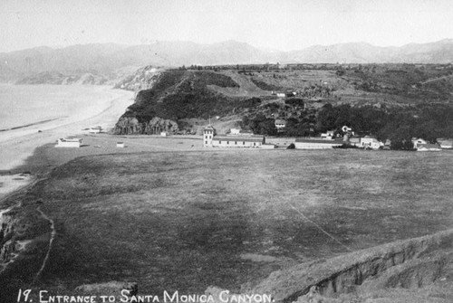 Entrance to Santa Monica Canyon