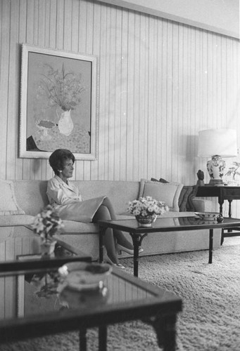 Nancy Reagan at home