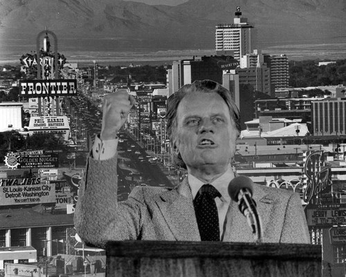 Billy Graham goes to Vegas