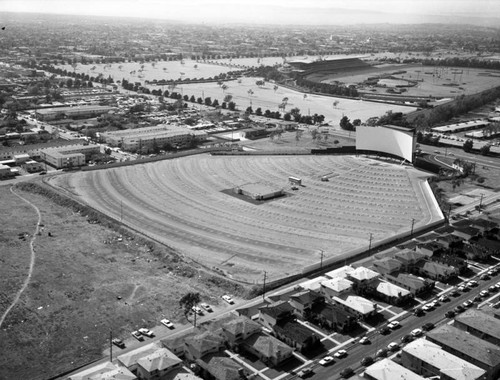 Century Drive-In, Inglewood, looking northwest