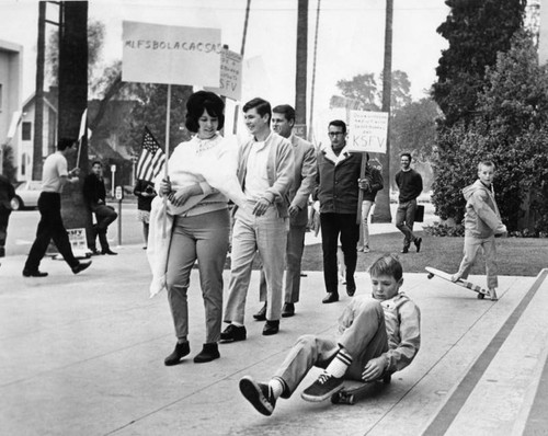 Youthful protest