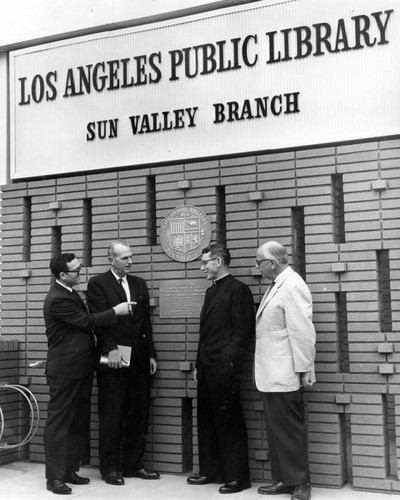 Dedication of Sun Valley Branch