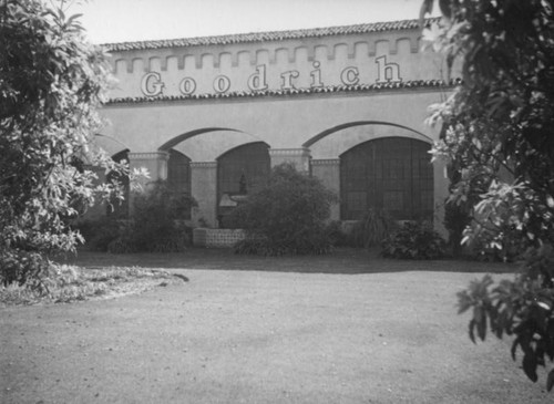 Pacific Goodrich sign and arcade, Commerce