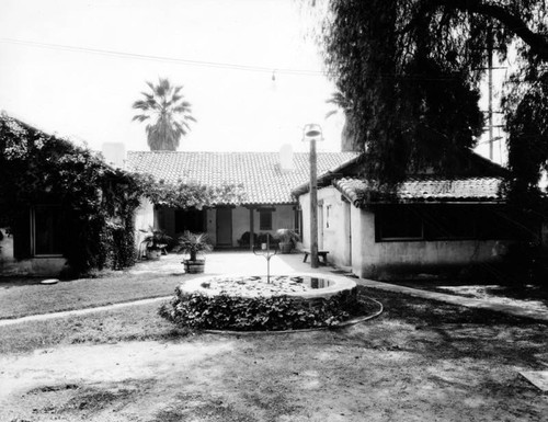 Earl B. Gilmore adobe, back yard