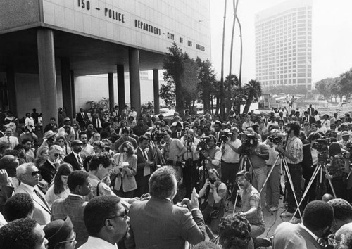 Protesting LAPD deployment practices