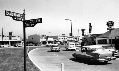 Chatsworth Street and Zelzah Avenue