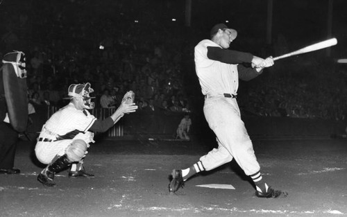 Long homerun for Ted Williams