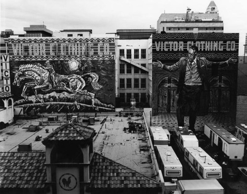 Victor Clothing Co. art murals, Downtown L.A