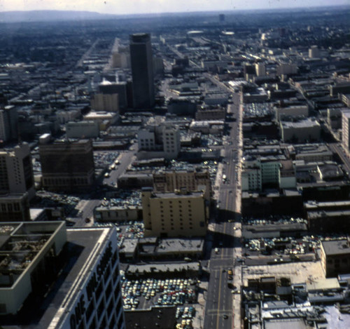 South from Wilshire Boulevard and Grand Avenue