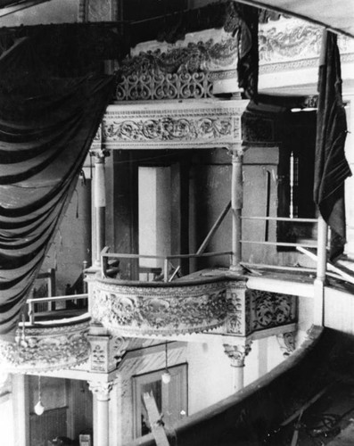 During demolition at the Lyceum Theatre