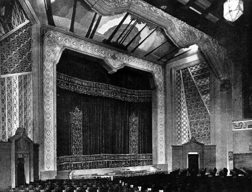 Proscenium of San Mateo Theater