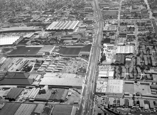 Pioneer Flintkote Plant, Vernon, looking south