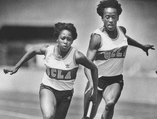 Gail Devers and Jackie Joyner