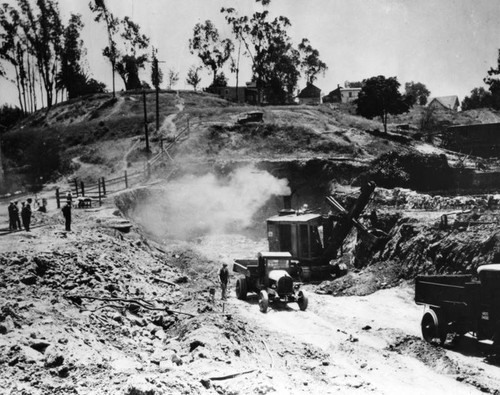 Electric car subway construction