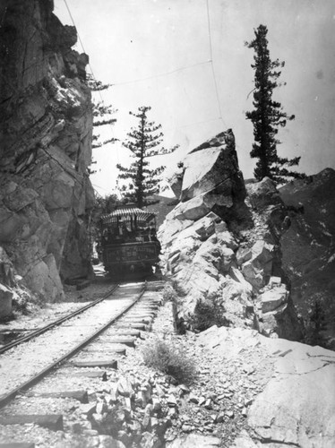 Trolley car at Granite Gate