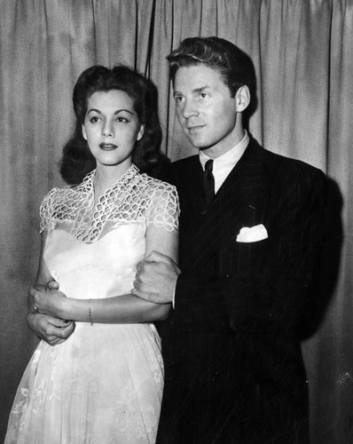 Maria Montez and Pierre Aumont wed