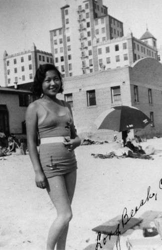 Woman at the beach