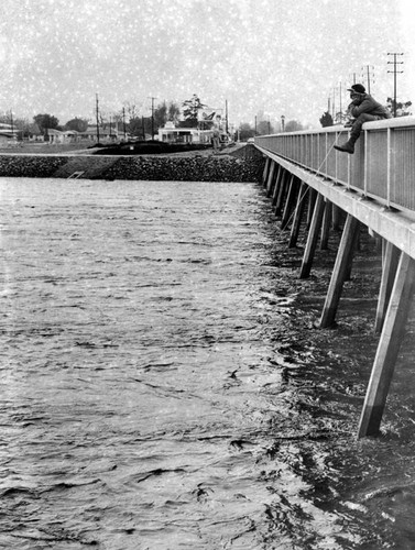 Fishing at San Gabriel River