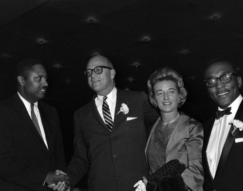 James Roosevelt attends the First AME Church Elevation Banquet