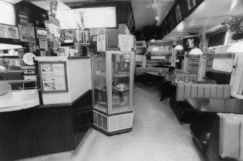 T.V. Cafe, interior view