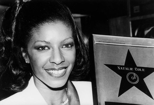 Natalie Cole and her star