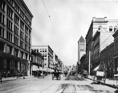 View north on Broadway