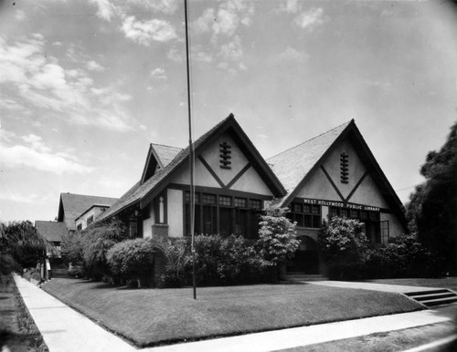 West Hollywood Branch, exterior view