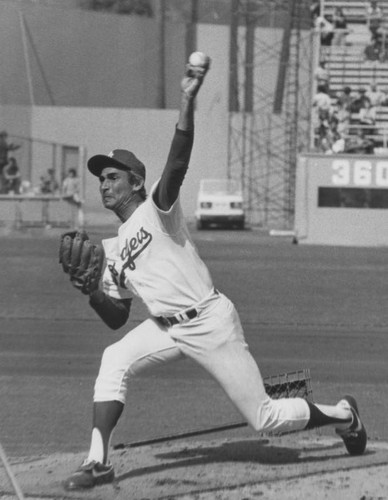 Sandy on the mound