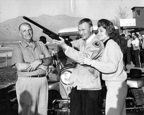 Louis Schneider, center, wins Las Vegas gun tournament