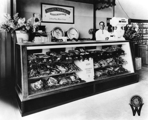 Meat counter at Piggly Wiggly market