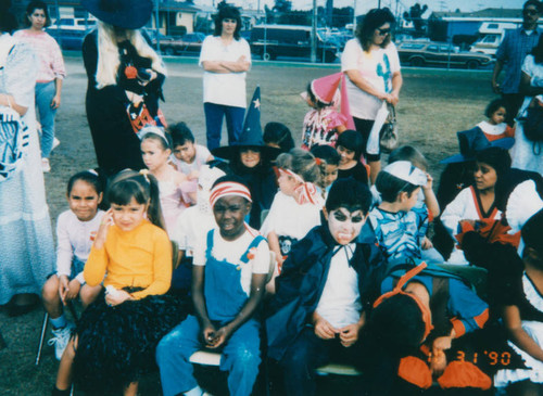 School Halloween parade